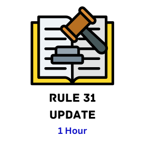Rule 31 Update
