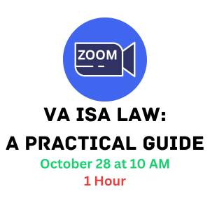 Virginia's New ISA Law: A Practical Guide - Zoom Class